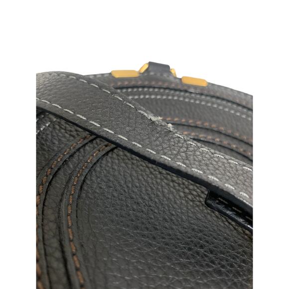 Chloé Marcie mini saddle bag black leather $1150 - Picture 8 of 13